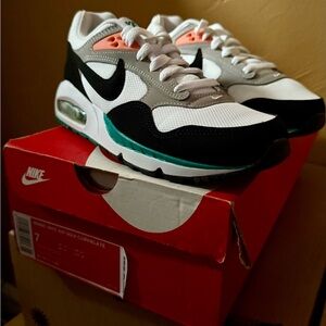 Nike Men's Air Max Correlate Black, White, and Gray Sneakers